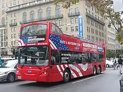 Gray Line open-top Enviro500 in Washington, D.C. in August 2008