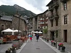 The main street of Ordino