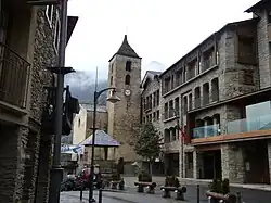 Ordino town centre