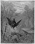 A hippogriff from Orlando Furioso