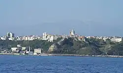 A view of Ortona from the sea.
