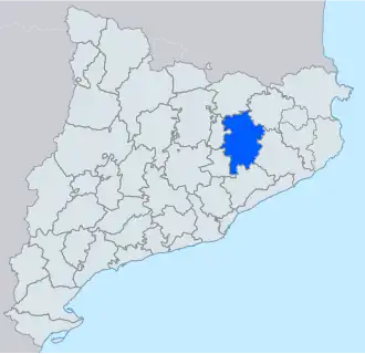 Location within Catalunya