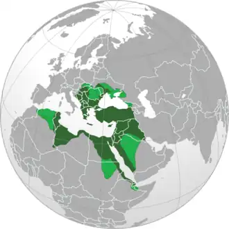 Ottoman Empire at its peak in 1683.