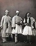 Albanian costumes with the fustanella from Yanina (1873).