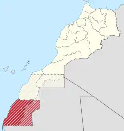 Location in Morocco