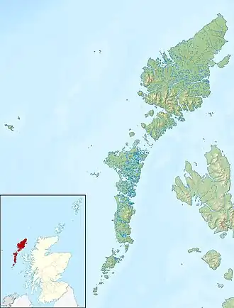 Benbecula is located in Outer Hebrides