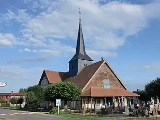The church of Saint-Nicolas in Outines