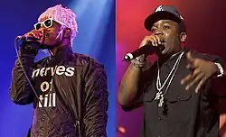 André 3000 (left) and Big Boi (right), the two members of Outkast