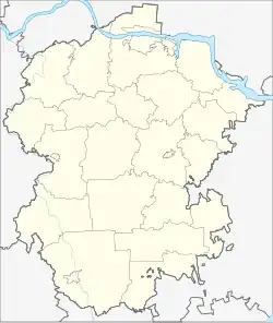 Cheboksary is located in Chuvash Republic