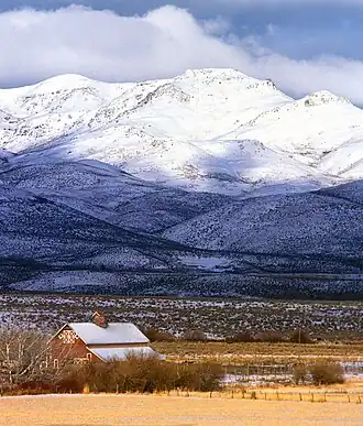 Reynolds Creek Experimental Watershed in the Owyhee Mountains about 50 miles southwest of Boise.