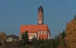 Gothic and Baroque brick church in the joined village of Pürkwang