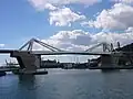 Puente móvil del puerto de Barcelona