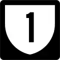 Puerto Rico Urban Primary Highway 1 marker