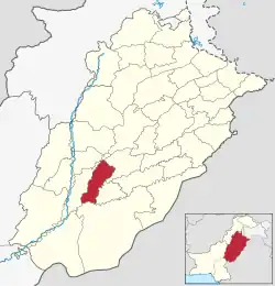 Multan District is located in southern-Punjab.