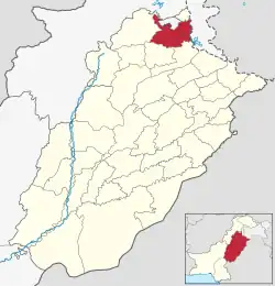 Map of Punjab with Rawalpindi District highlightedRawalpindi is located in the north of Punjab.