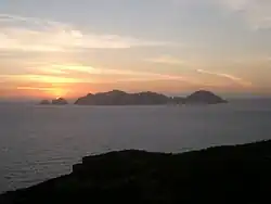 Palmarola viewed from Ponza.