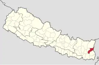 Location of Panchthar district