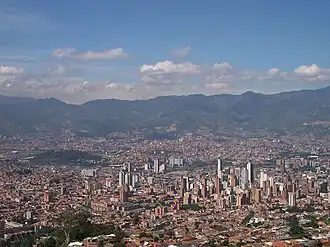 Medellin skyline
