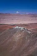 Paranal Observatory and Llullaillaco, 200&nbsp;km away