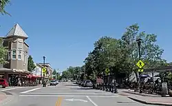 Mainstreet in downtown Parker