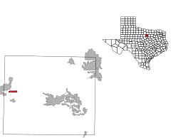 Location of Cool in Parker County and Texas