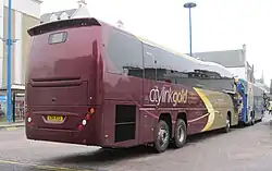 Volvo B13RT with Elite bodywork rear
