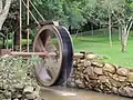 Overshot waterwheel