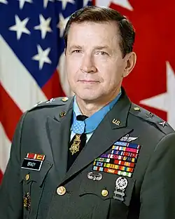 Medal of Honor recipient Major General Patrick Brady