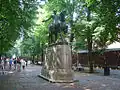 Statue of Paul Revere outside the Old North Church