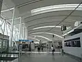 Inside the airport