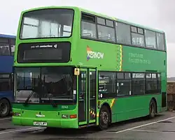 First Kernow Trident 2 with Plaxton President bodied bodywork in 2018