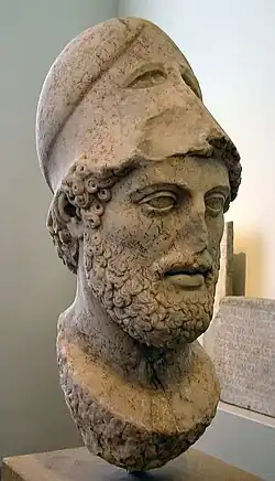 Bust of Pericles after Cresilas, Altes Museum, Berlin