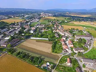 Aerial view of Perly-Certoux