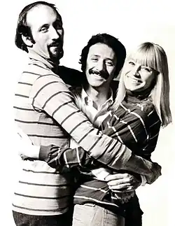 Travers (right) as part of Peter, Paul and Mary