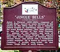 Historical marker in Savannah, Georgia