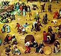 A detail of Children's Games (1560)