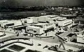 Aerial view in the 1930s. The entrance to the compound, in the background - the Italian Pavilion with Bulgarian Pavilion