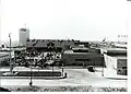 the entrance plaza