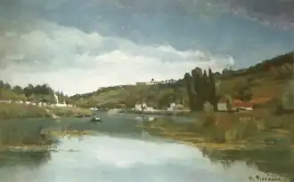By Pissarro at Chenevières