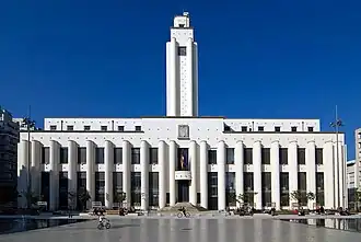 The city hall