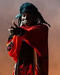 Carti performing at the Clout Festival in 2024