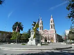 Square and cathedral in Rancagua