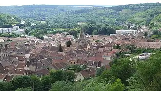A general view of Plombières-lès-Dijon