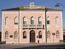 The town hall in Polesella