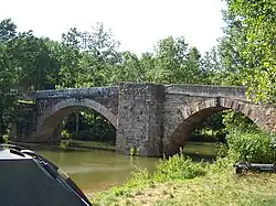 Aveyron river in Najac.