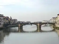Ponte Santa Trinita. First bridge with elliptic arches
