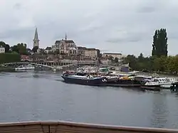 The Yonne river at Auxerre.