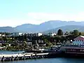 The Harbour and the Olympic Mountains