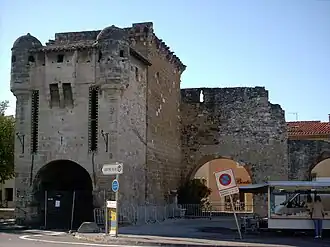 Old city gate in Monteux