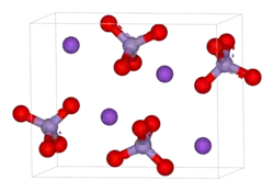 Potassium permanganate unit cell